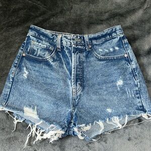 Denim Distressed Women's Shorts